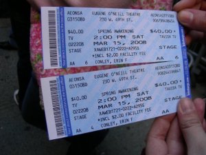 Anyone remember the monthly mad dash of buying stage seats? These were the most coveted ones, right next to Jonathan Groff.