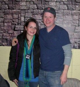 Joss and I. I am inwardly panicking here.